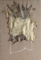 Dudás, 2002, állatbőr, pasztell, vegyes technika, vászon, farost, 100x70 cm